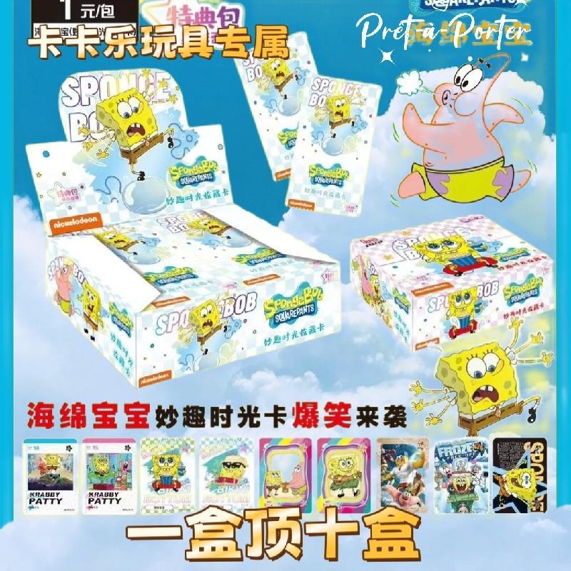 SpongeBob SquarePants การ์ดพายมูลค่าสูง Big Star Octopus Crab Boss Fun Time Collection Card การ์ดของ