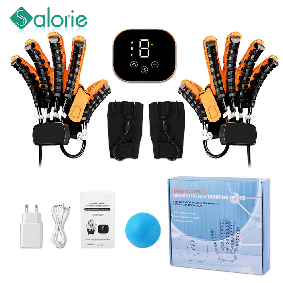 Salorie อุปกรณ ์ Hemiplegia Rehabilitation Robot ถุงมือจังหวะ Hemiplegia Cerebral Infarction ถุงมือการฝึกอบรม Finger การออกกําลังกาย Rehabilitation เครื ่ องมือ