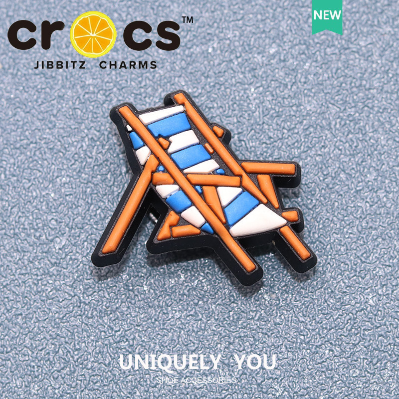 JIBBITZ cross charms ตัวติดรองเท้า Beach Wave DIY ตัวติดรองเท้า cross