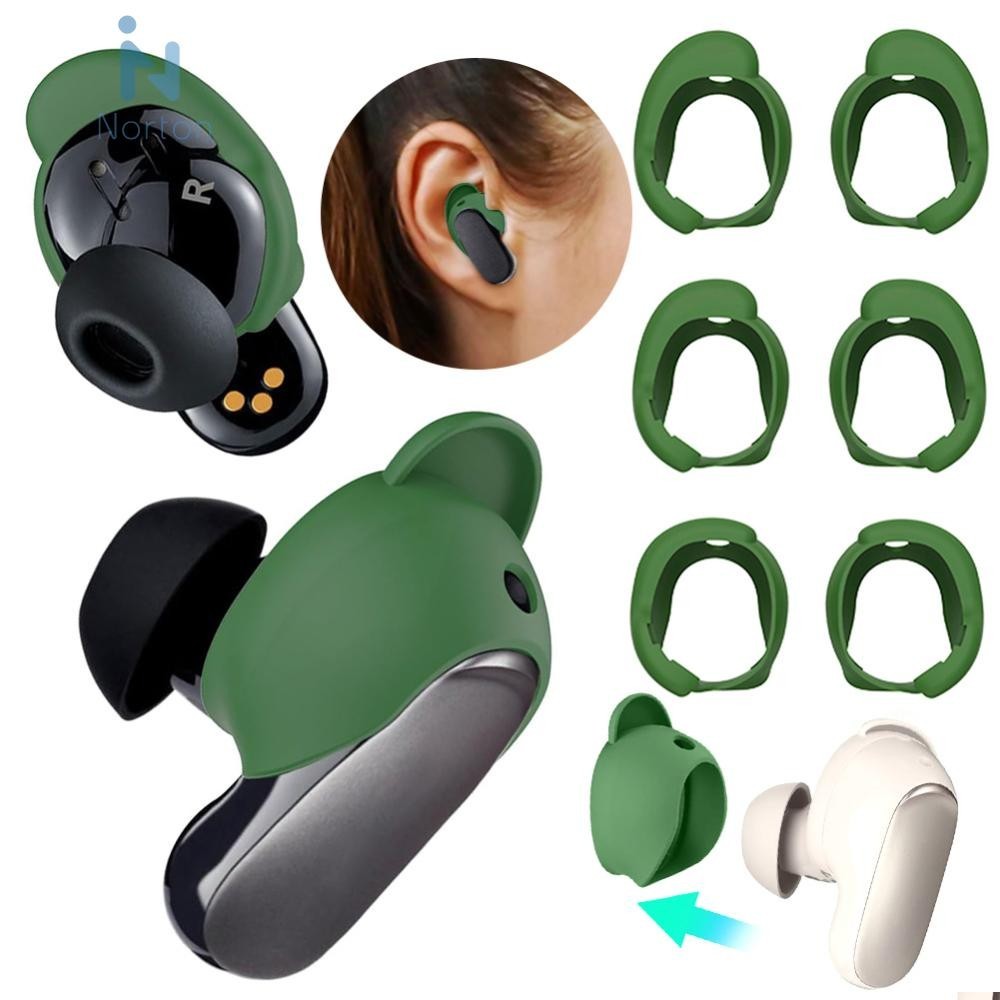เคล ็ ดลับหูซิลิโคน 3 คู ่ ครอบคลุมการเปลี ่ ยนสําหรับหูฟัง Bose QuietComfort Ultra [Norton.th ]