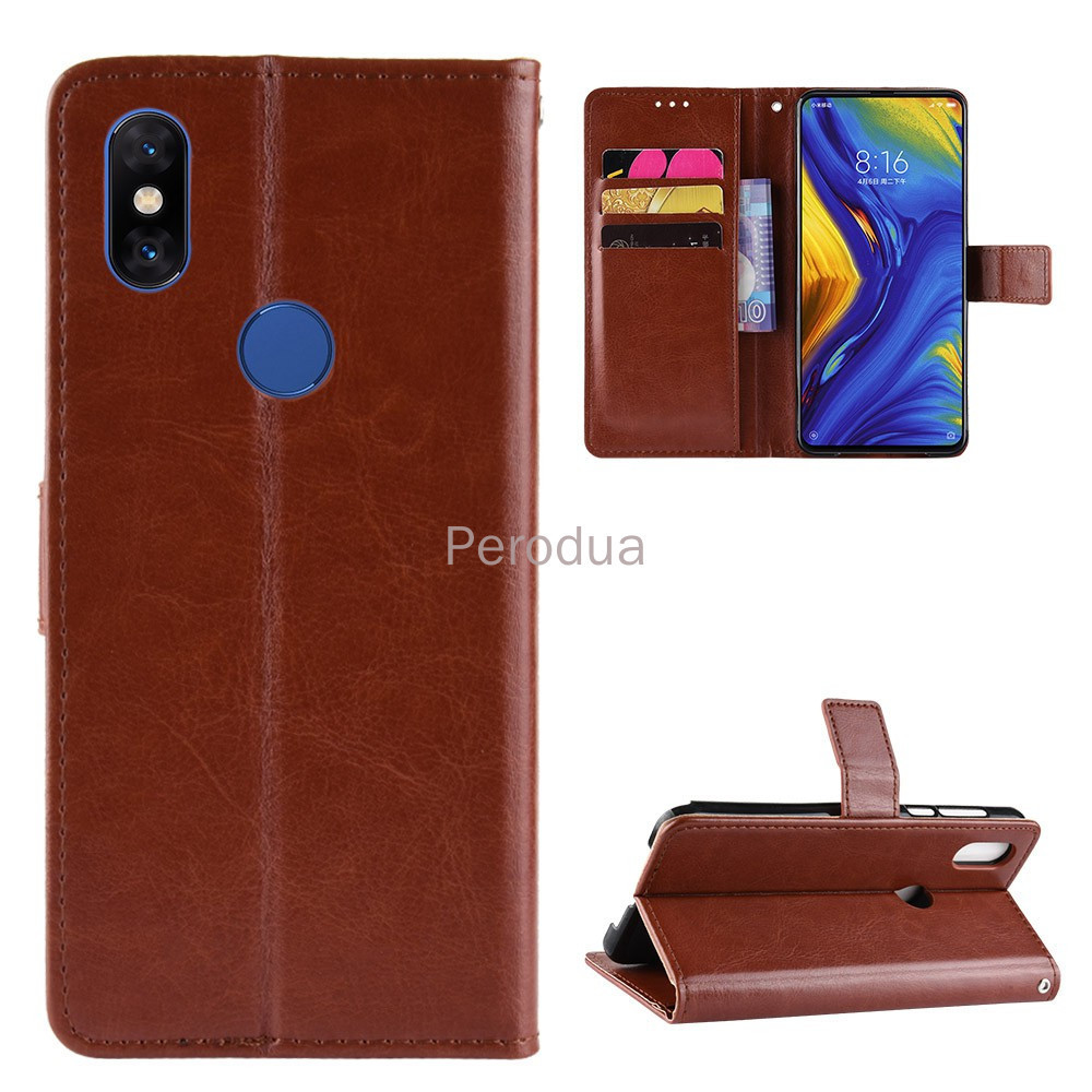 สําหรับ Xiaomi Mi Mix 3 2 2s กรณีพลิกกระเป ๋ าสตางค ์ หนัง PU ปกหลัง Mi Mix3 เคสโทรศัพท ์