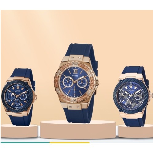 GUESS รุ่น W1053L1 W1049G2 W1094L2 นาฬิกาแบรนด์เนม นาฬิกาผู้หญิง นาฬิกาผู้ชายสายซิลิโคน ของแท้100% พ