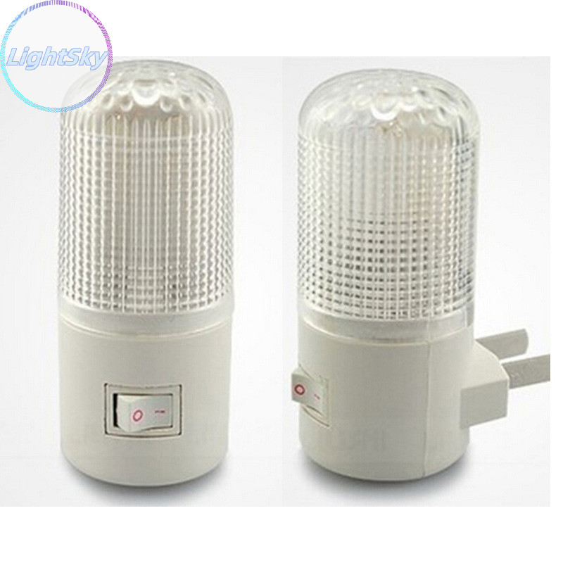 Lightsky 4 LED Wall Moung ห้องนอนโคมไฟกลางคืน Licht ปลั๊กหลอดไฟ AC 3W TH