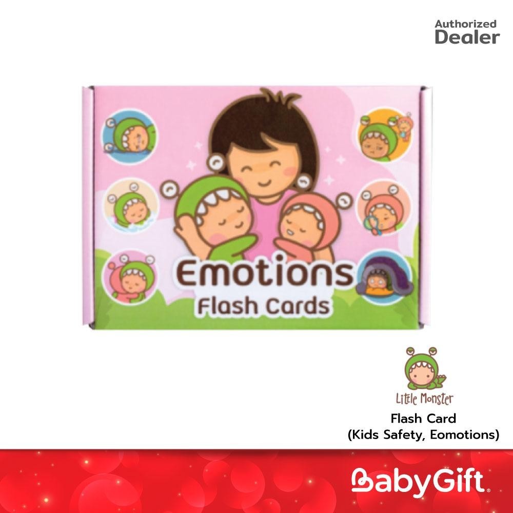 LITTLE MONSTER Emotions Flash Card