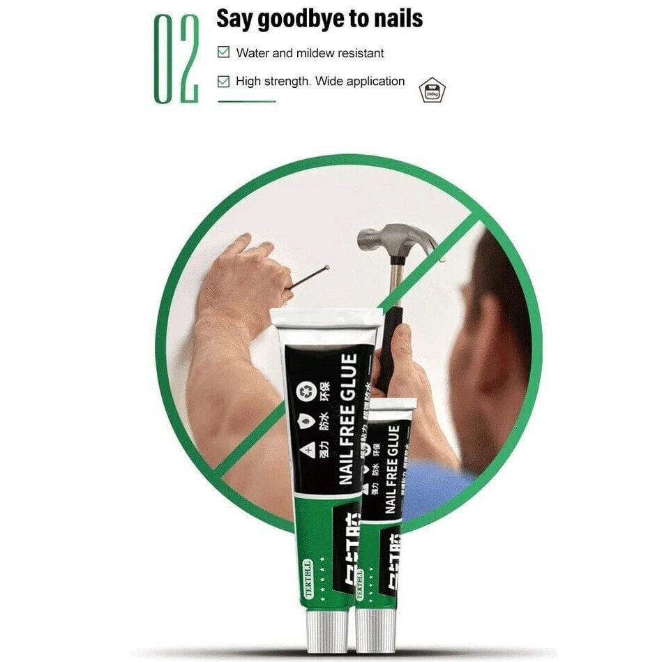 WALL NAIL FREE GLUE TERTELL / SUPER STRONG GLUE / NAIL GLUE / SUPER STRONG GLUE 60gr MLH R05