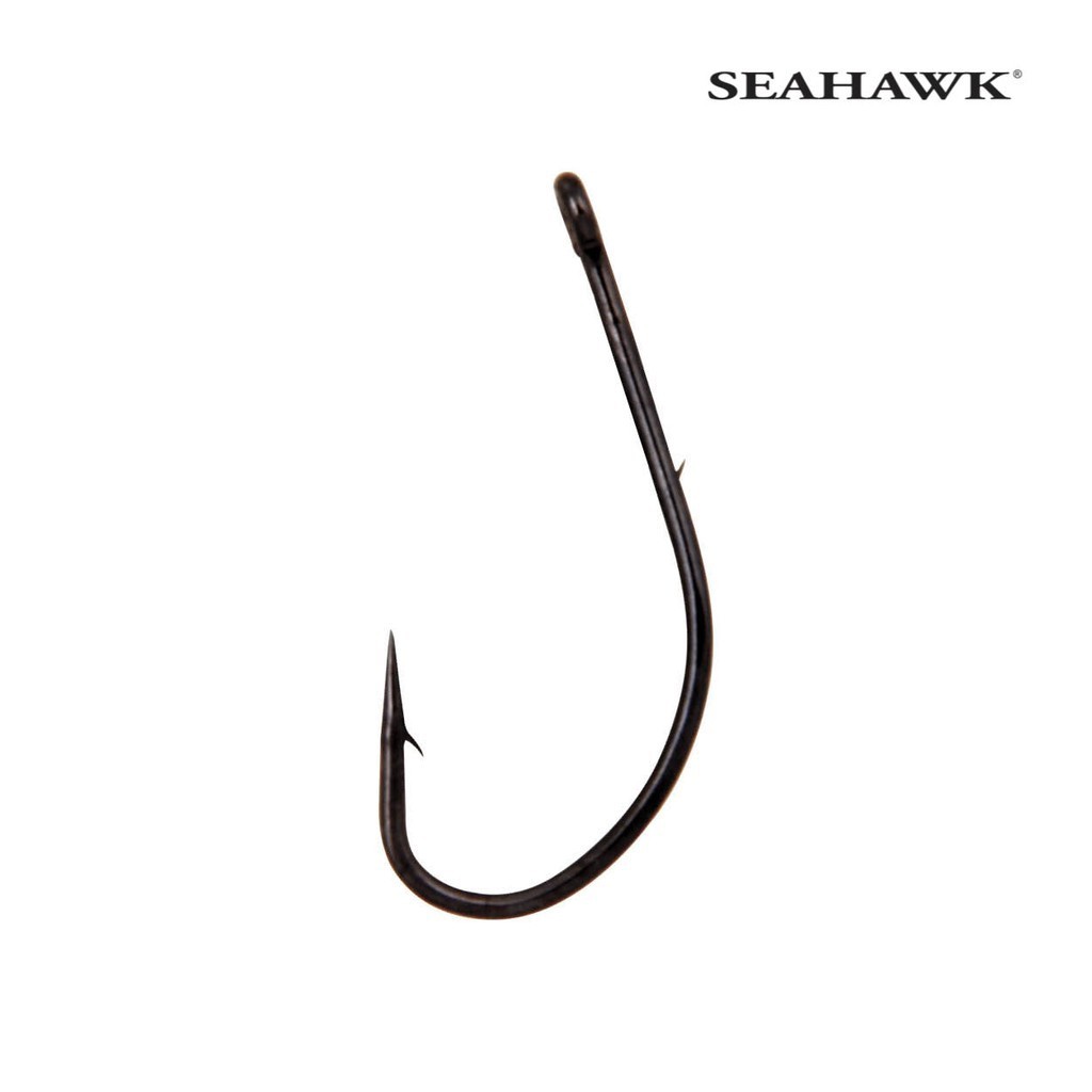 Seahawk Sepit Biru DX888 Black Nickle High Carbon Flatted with Slice Prawn Fishing Hooks from Size 0