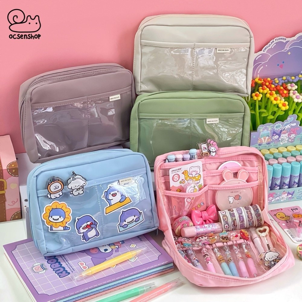 Minus One Eslite กระเป๋าใส่ปากกาหลายช่อง (22x15ซม.)
