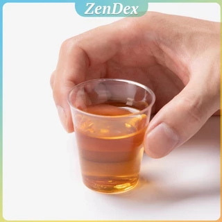 Z.D. 50ml/30ml แก้วน้ําพลาสติกใส ขนาดเล็ก แบบใช้แล้วทิ้ง 50 ชิ้น แก้วเปค Plastic cup