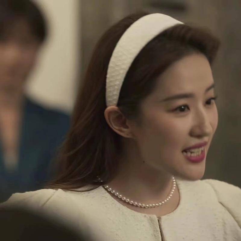 Rose Story Liu Yifei Huang Yimei ที่คาดผมสไตล์เดียวกัน Retro Lin Yun ที่คาดผมสไตล์เดียวกันล้างหน้าความดันเครื่องประดับผม Headwear