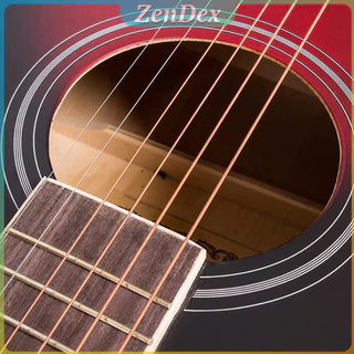 Z.D. สายกีตาร์ สีรุ้ง สีสัน สายเหล็ก สำหรับกีตาร์โปร่ง ชุด 6 ชิ้น / ชุด 4 ชิ้น สีสันสดใส strings