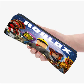 24*6*6เซนติเมตร Roblox ผ้าใบกรณีดินสอสาวเด็กกระเป๋าเหรียญผู้หญิงกระเป๋าเครื่องสําอางสํานักงานเครื่องเขียนออแกไนเซอร์เด็กอุปกรณ์การเรียน