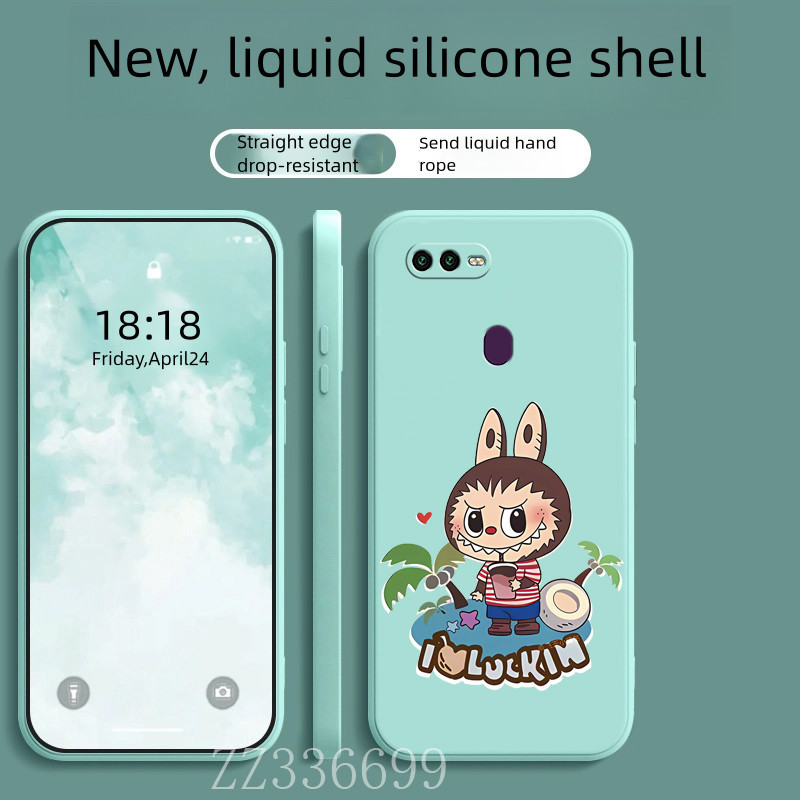 เคส OPPO A5S A7 A12 F9 pro A11K Labubu เคสโทรศัพท์ซิลิโคนฝาครอบป้องกัน