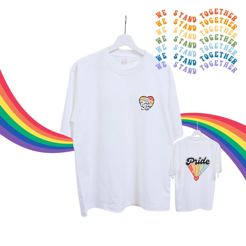 เสื้อยืด oversize คอลเลคชั่น Pride monthS-5XL