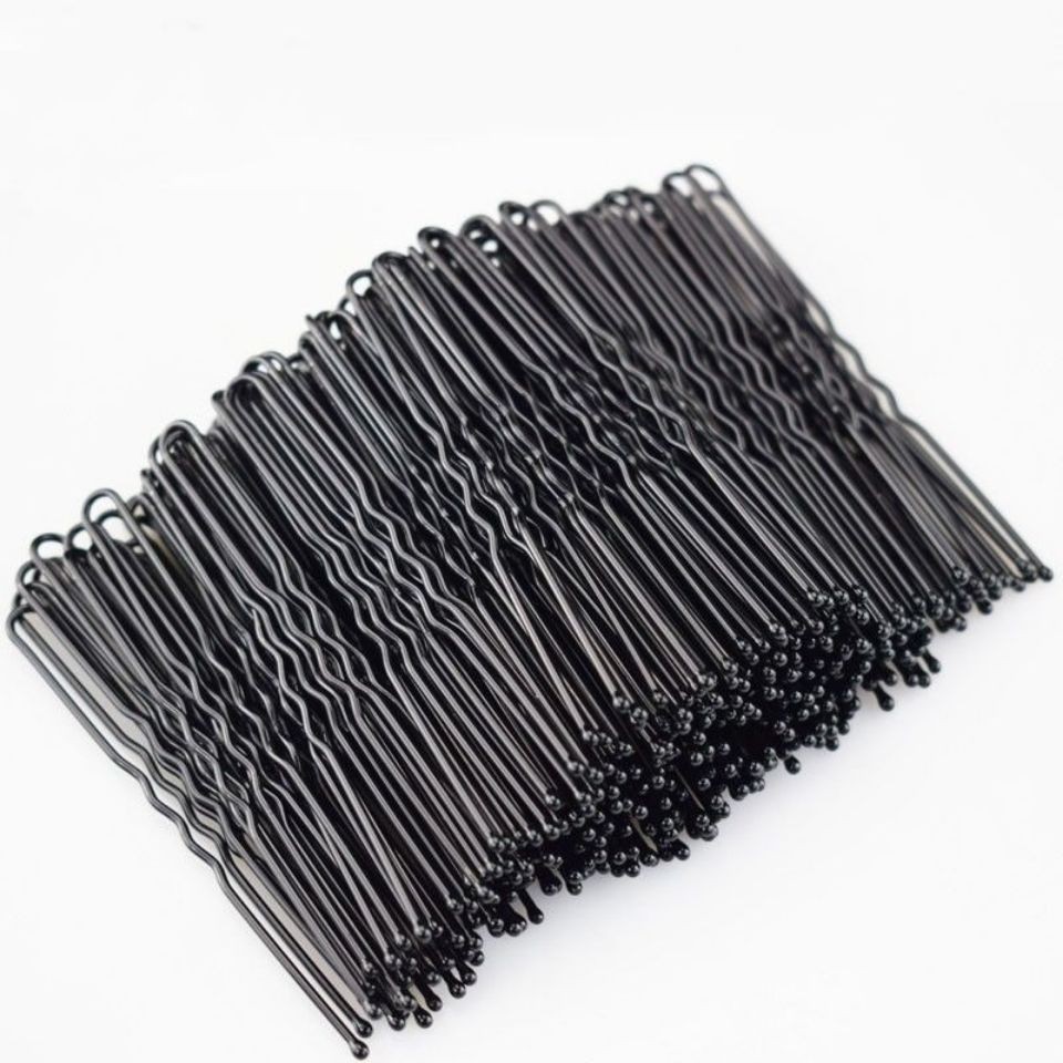 6.24 U-Shaped คลิปคลิปผมหนา U-Shaped คลิปผม Ball กิ๊บติดผมคลิปผม Fixed Pin ที่มองไม่เห็น Hairpin หญิ