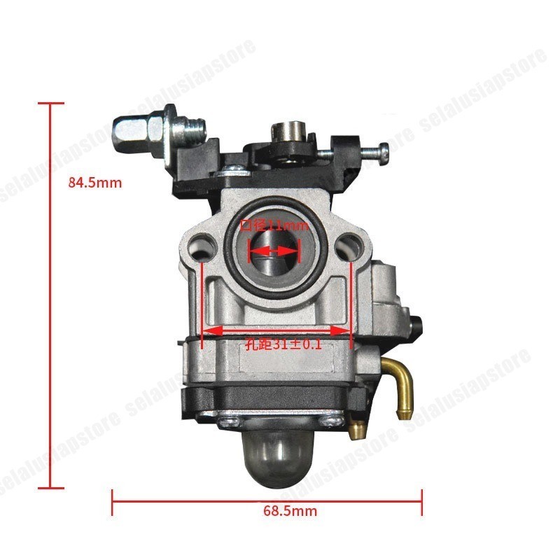 11 มม.รถยนต์ ID สําหรับ MINI SCOOTER ATV SCOOTER STRIMMER GRASS CUTTER GRASS CUTTER GRASS CUTTER