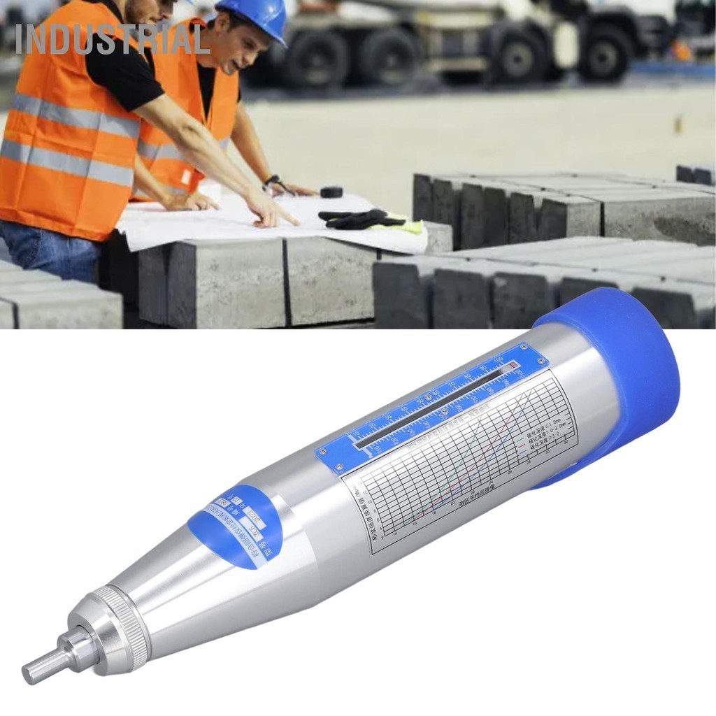 Industrial Mortar Rebound Hammer Concrete Strength Tester Stainless Steel Mechanical Resiliometer Te