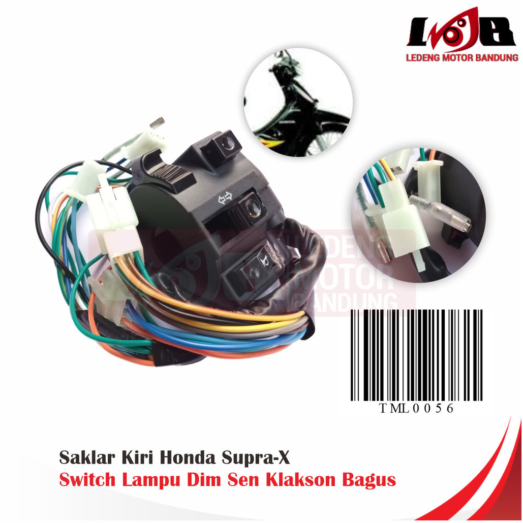 LOKAL สวิตช์ซ้าย Supra-X Switch Dim Light Horn Honda Local