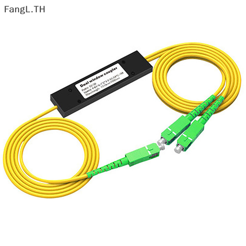 [Well] 1 PC 1x2 FTTH Fiber Optic Splitter 1 Point 2 Fiber Optic Splitter Box SC/APC [ใหม่]