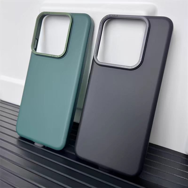 เลนส์โลหะรู้สึกสบาย PC Hard Case สําหรับ Xiaomi 14 Pro Case Mi13 Pro POCO F6 pro ฝาครอบโทรศัพท์