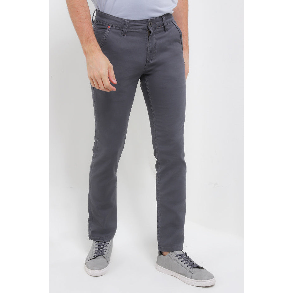 Cardinal Mens Straight Slim Chinos Pants C0110BK04D