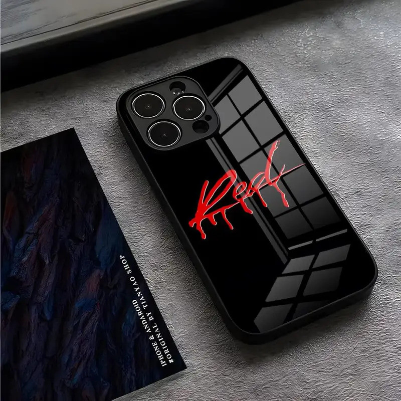 BK-1 Playboi Carti Rapper เคสโทรศัพท์สําหรับ IPhone 13 Pro Max 14 Plus 12 Mini 11 17,15 X XR XS 8 7 Plus SE กระจกนิรภัยปกหลัง