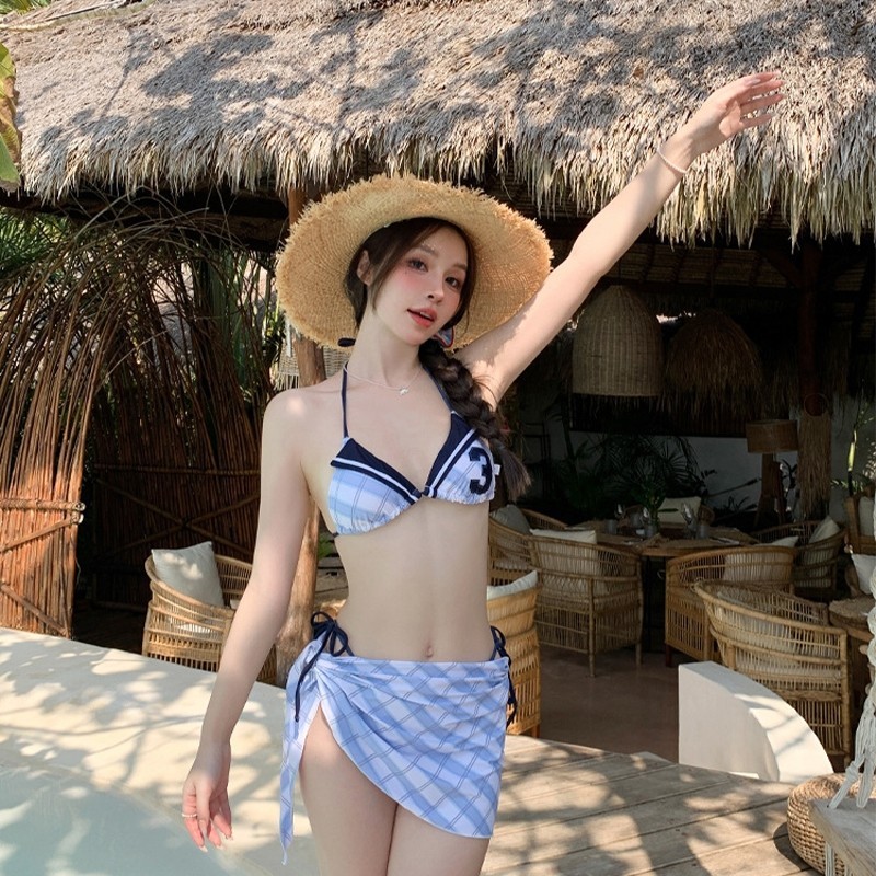 เซ็กซี่ บิกินี แฟชั่น เซ็ท3ชิ้น โชว์หลัง สไตล์เซ็กซี่beach ชุดว่ายน้ำbikini ผู้หญิง มีฟองน้ำ - รูปที่ 3