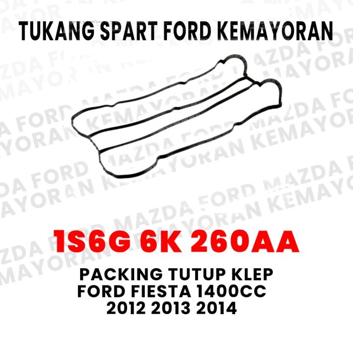 ฝาครอบวาล์วบรรจุฝาครอบวาล์ว Ford Fiesta 1400cc เลียนแบบ 1S6G6K260AA