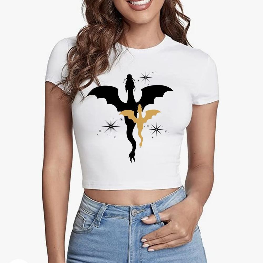 Tairn และ Andarna fairy grunge ความงาม Gothic Crop Top ผู้หญิง Harajuku Fairy Grunge hippie Gothic C