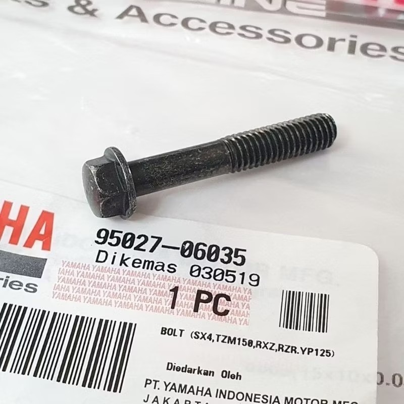 Yamaha Xeon RC GT 125, Aerox 125 95027-06035 FSX HP Original YGP FAST CVT Block/Tub Bolts