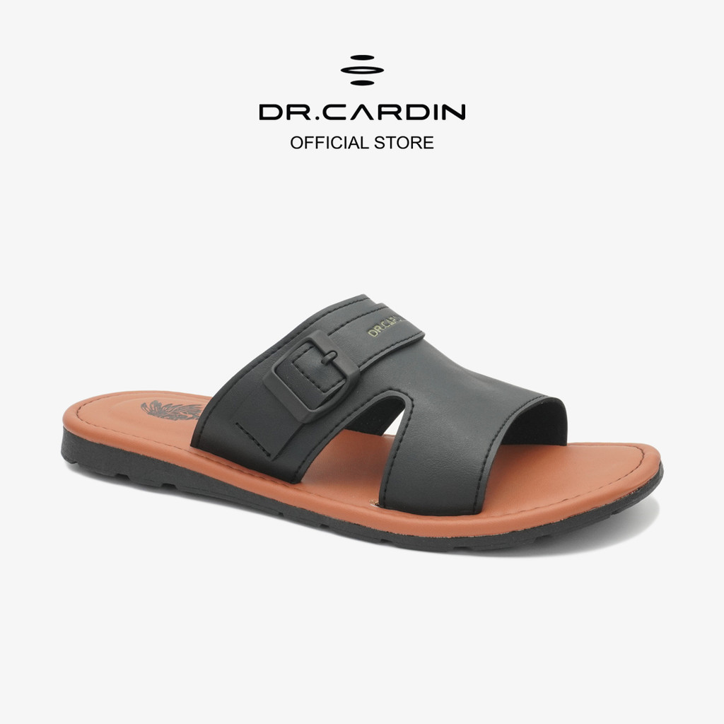 [BARU RESTOCK] Dr Cardin Men Casual Synthetic Leather Cushioned Men Sandals D-OZ-8123