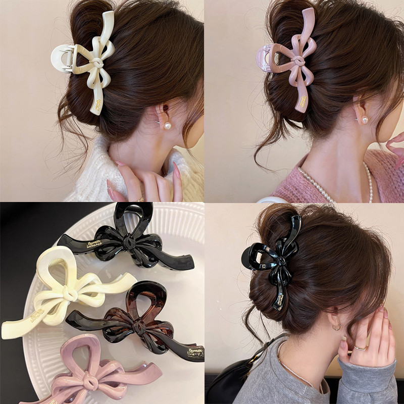 แฟชั่น เกาหลี Bowknot Grips Hairpin กิ๊บติดผมเครื่องประดับผม