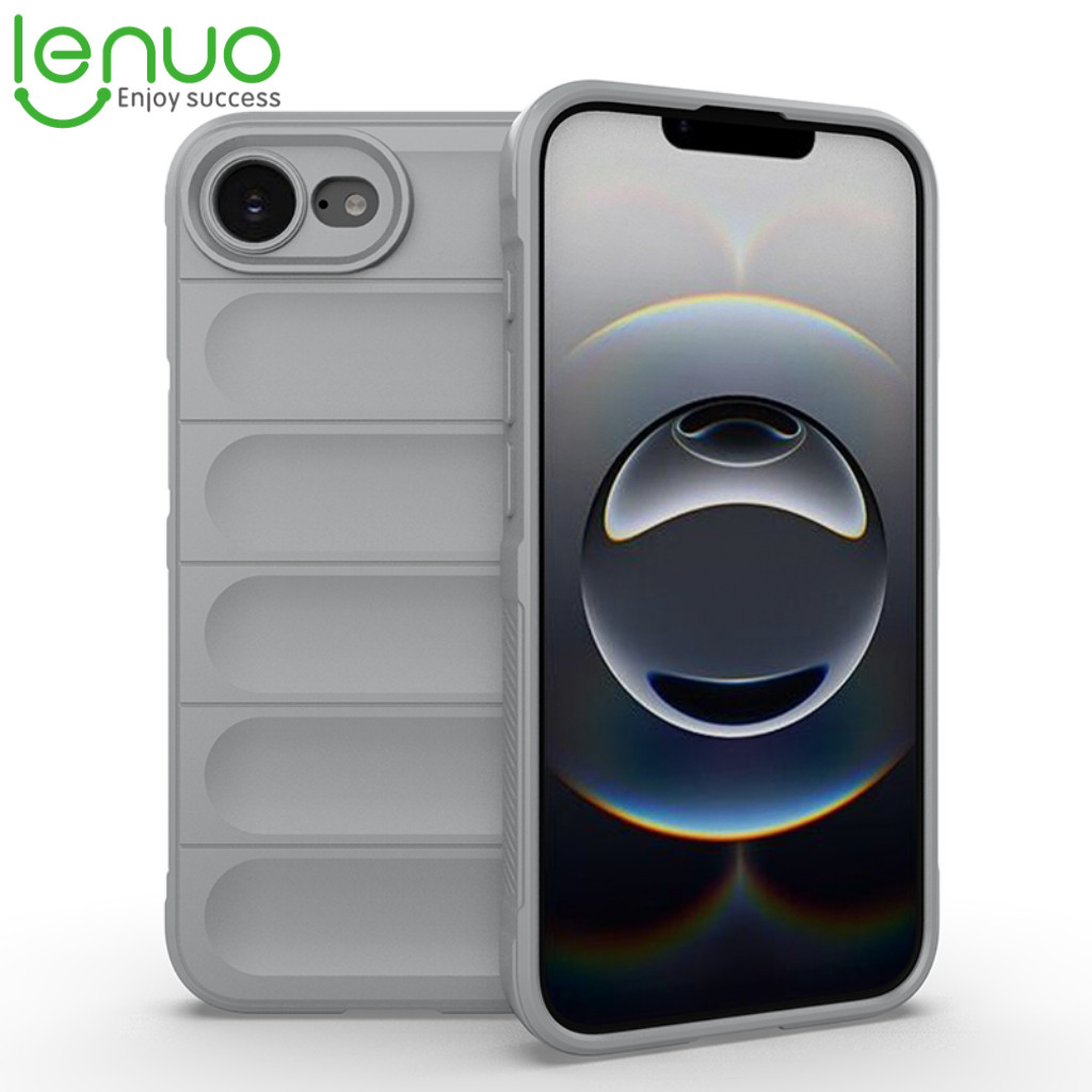 Lenuo นุ่มเคสโทรศัพท์สําหรับ iPhone 17E 16E 16 15 Pro Max ip16 15 Plus 5G ปลอกซิลิโคนกันกระแทกป้องกัน Flannel ฝาหลัง