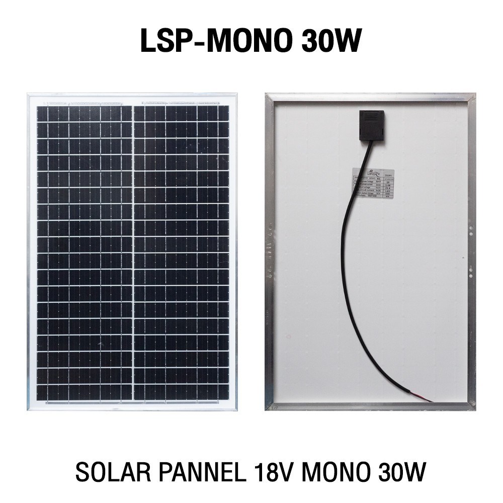 Lumira Solar Panel LSP รุ่น MONO แผงโซล่าเซลล์ 30W แผงโซล่าเซลล์ MONO