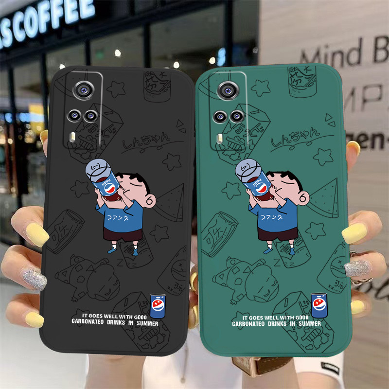 เคส Vivo Y19S / Y19S Pro / Y72 / Y51 / Y31 2021 / Y51S / Y53S / Y27 4G / Y52 5G tpu ฟรีเชือกเส้นเล็กแฟชั่นเคสโทรศัพท์แบบนิ่ม KCXX - รูปที่ 4