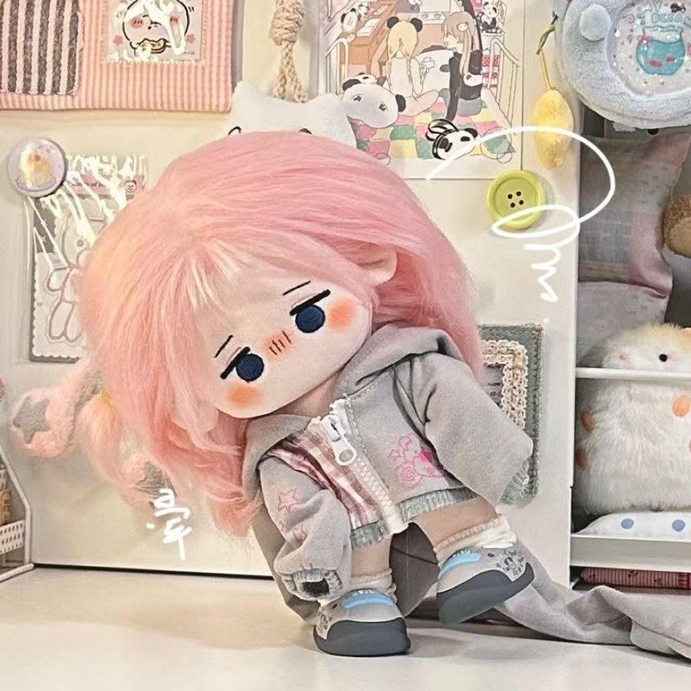 โครติน่าตุ๊กตากระต่ายหูเสื้อ,สีชมพูสีเทา20เซนติเมตรตุ๊กตาเสื้อผ้า,ตุ๊กตาอุปกรณ์เปลี่ยนชุดเกมการ์ตูนกระต่ายหูมินิเสื้อกันหนาวแจ็คเก็ตผ้าฝ้ายต - รูปที่ 6