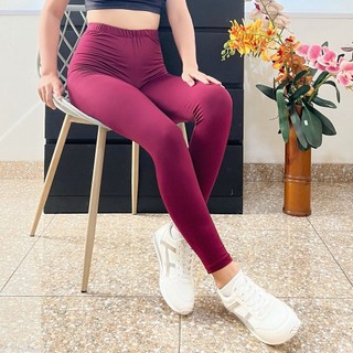 BOBOX Celana Legging Panjang Polos JUMBO Bahan Spandex Premium Legging Panjang Jersey Dalaman Wanita