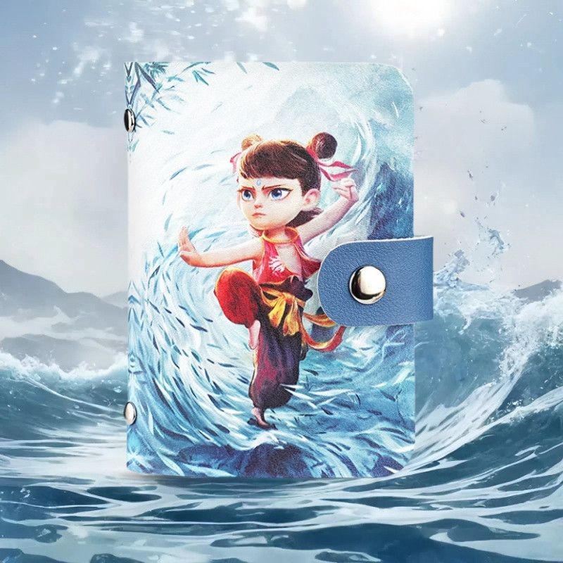 Medium 2025 Nezha Card Holder Aobing Student Card Holder Multi-Card Slot ชายหญิง Niche Ultra-thin An