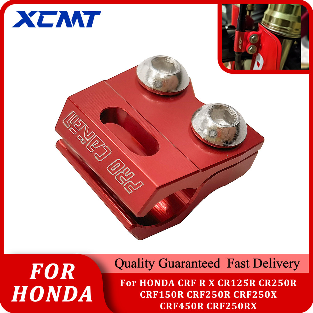 รถจักรยานยนต์หนีบเส้นเบรคหน้าท่อ Clamp สําหรับ HONDA CR125R CR250R CRF150R CRF250R CRF250X CRF450R CRF250RX