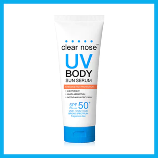 CLEAR NOSE เคลียร์โนส UV Body Sun Serum SPF50+ PA++++ ยูวี บอดี้ ซันเซรั่ม เอสพีเอฟ 50+ พีเอ++++ 200ml.