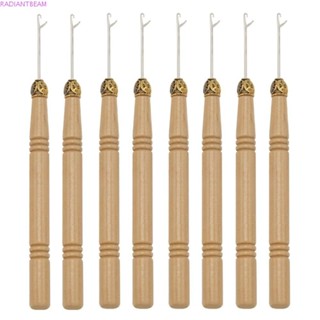 Radiantbeam 3 ชิ้น/เซ็ตโครเชต์ตะขอ,ไม้จับโลหะตะขอเข็ม,Dreadl…