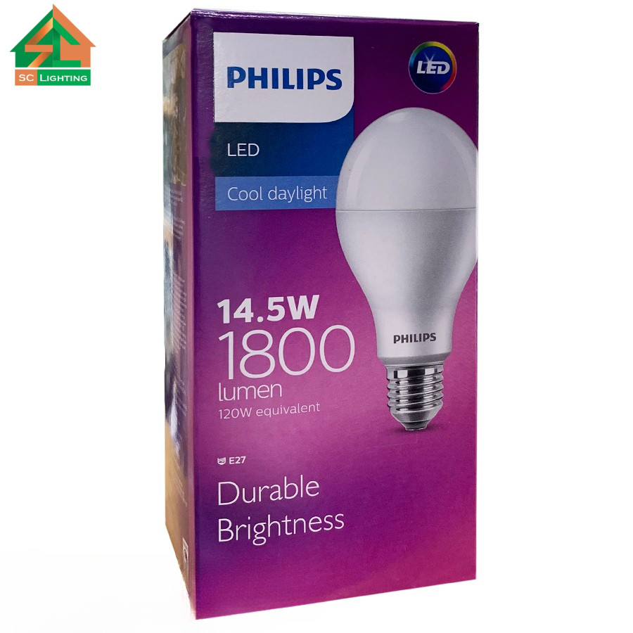 Philips หลอดไฟ ฟิลิปส์ LED Bulb 14.5 W E27