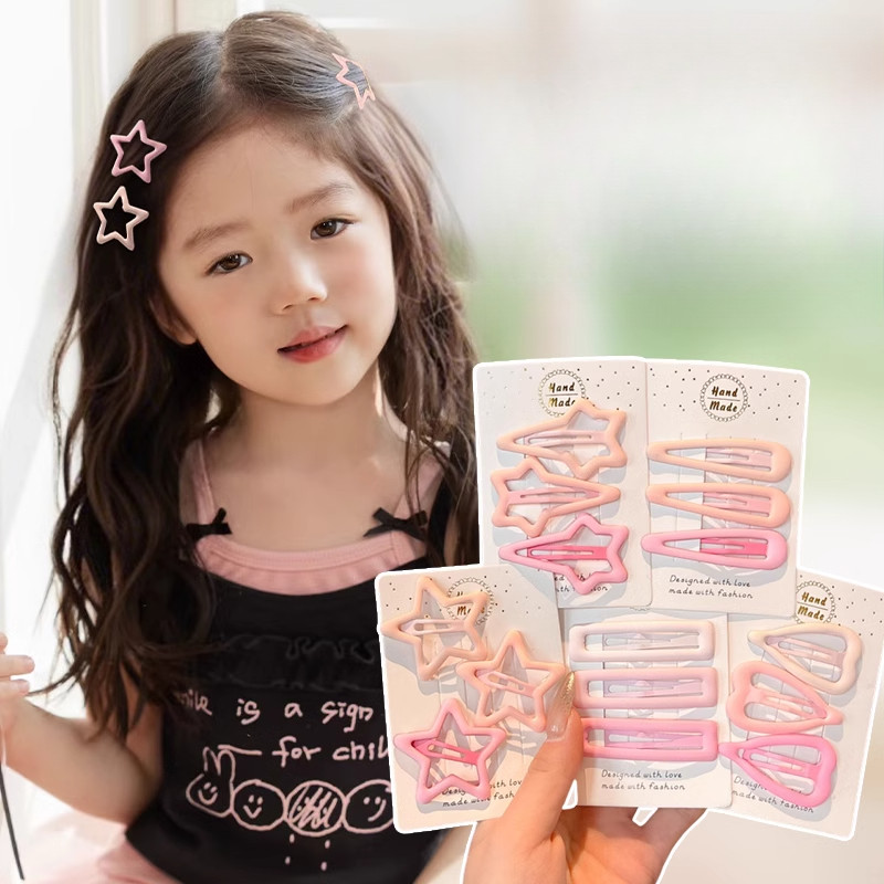 10 ชิ้นชุดกิ๊บติดผมดาวสําหรับเด็กแฟชั่นเกาหลีน่ารักการ์ตูนรูปดาวห้าแฉกเด็ก