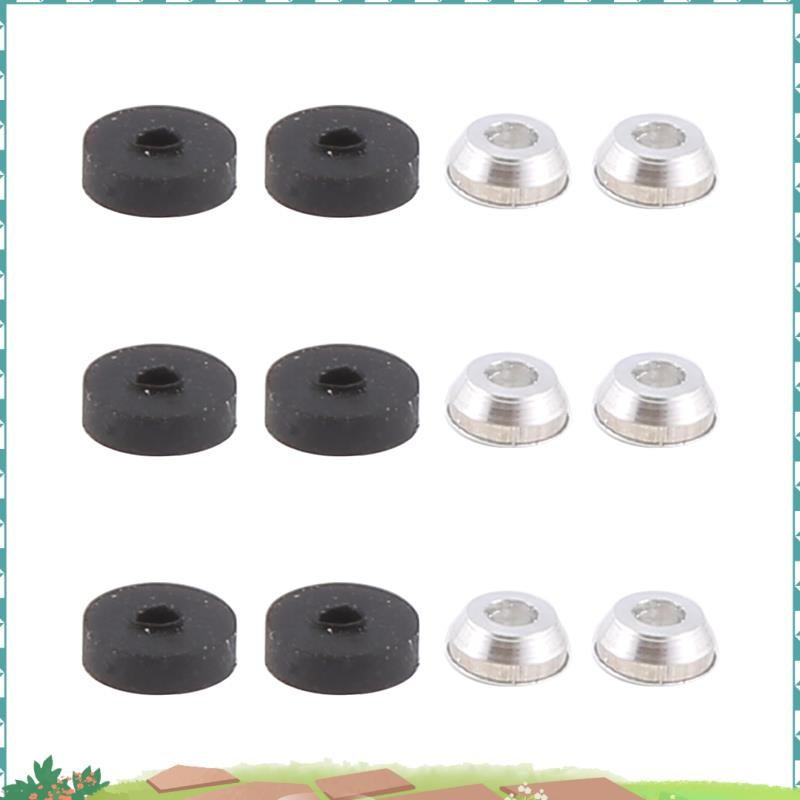 Super 6 ชิ้นแหวนยางชุดสําหรับ V966 V977 XK K110 K120 RC เฮลิคอปเตอร์เครื่องบิน Drone อะไหล่อุปกรณ์เส