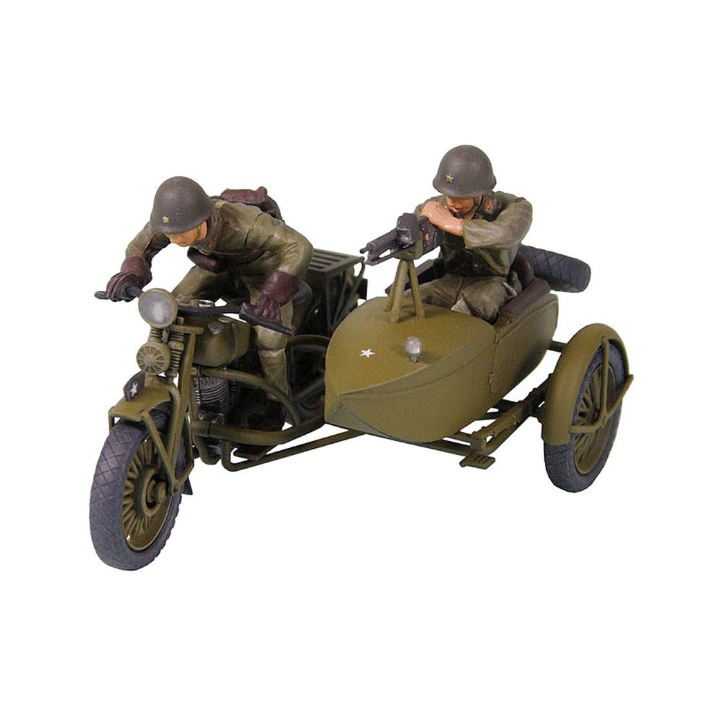 Pit Road 1/35 Grand Armor Series Japanese Army Type 97 Motorcycle with Sidecar Rikuou Plastic Model 