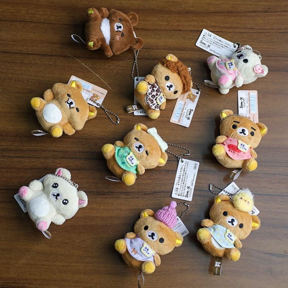 Preva Rilakkuma Plush Toy, 20th Anniversary Limited Series Mini Anime Pendant, พวงกุญแจการ์ตูนน่ารัก - รูปที่ 6