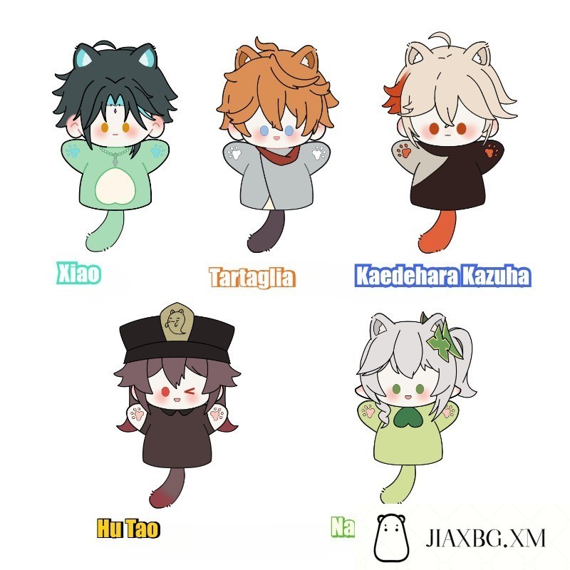 Genshin Impact Tartaglia Nahida Hu Tao ตุ๊กตาหุ่นมือของขวัญสําหรับเด็กตกแต่งของเล่นตุ๊กตา