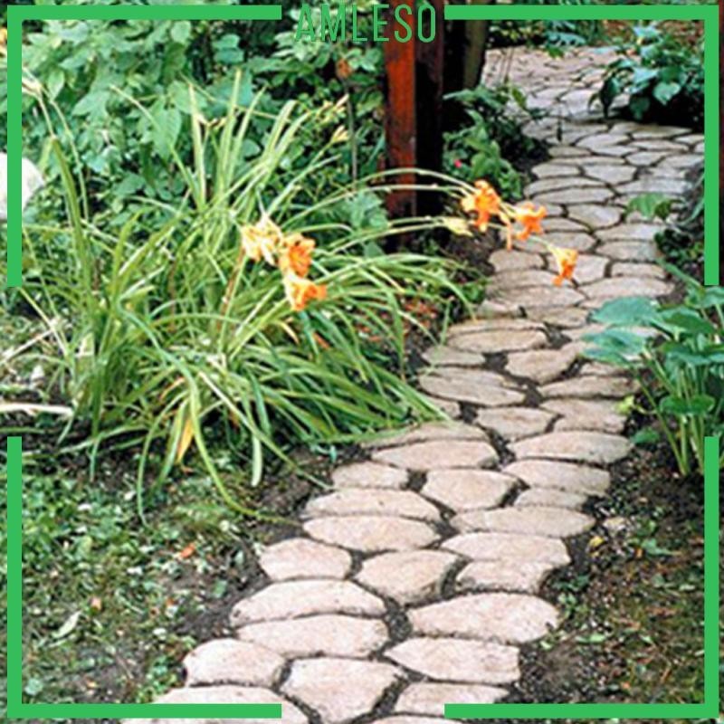 [Amleso] แม่พิมพ์ทําคอนกรีต สําหรับทางเท้า ทางเดิน ทางเท้า ลานบ้าน สนามหญ้า - รูปที่ 3