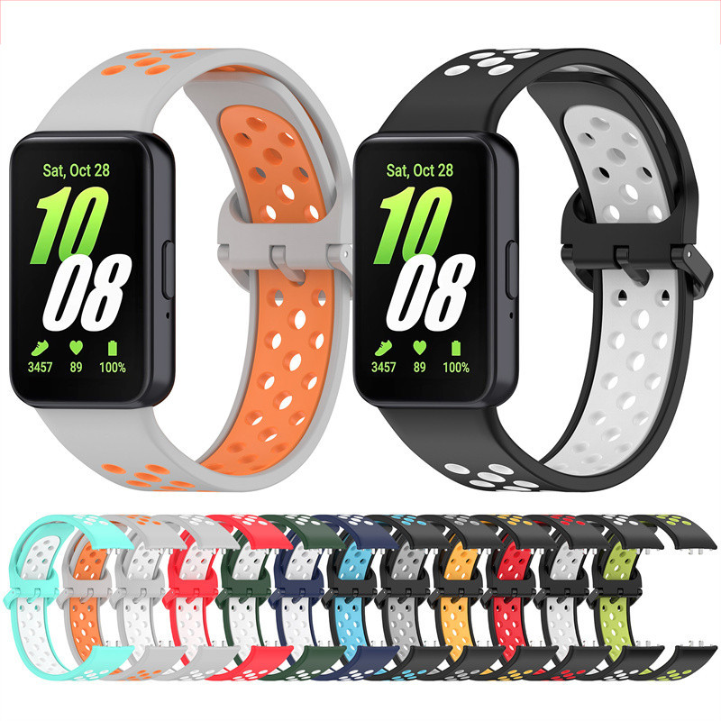Samsung Galaxy Fit 3 สาย สายนาฬิกาข้อมือซิลิโคน แบบนิ่ม สีสันสดใส สําหรับ Samsung Galaxy Fit3 SM-R390