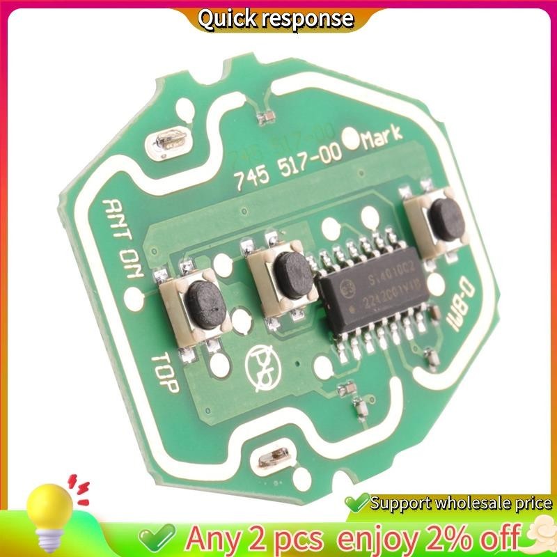 พร้อมส่ง บอร์ดวงจรรีโมตคอนโทรลรถยนต์ 3 ปุ่ม 315MHz 433MHz สําหรับ BMW 3 5 Series E46 E39 EWS ไม่มีกรอบกุญแจ