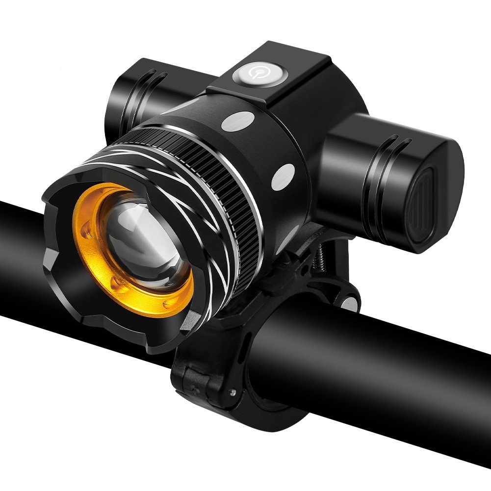 1200 Lumen ไฟหน้าจักรยาน Usb ชาร์จไฟ T6 Led ไฟหน้าจักรยาน ไฟฉายจักรยาน โคมไฟจักรยาน พร้อมไฟท้าย